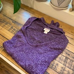 Long Sleeve Purple Top